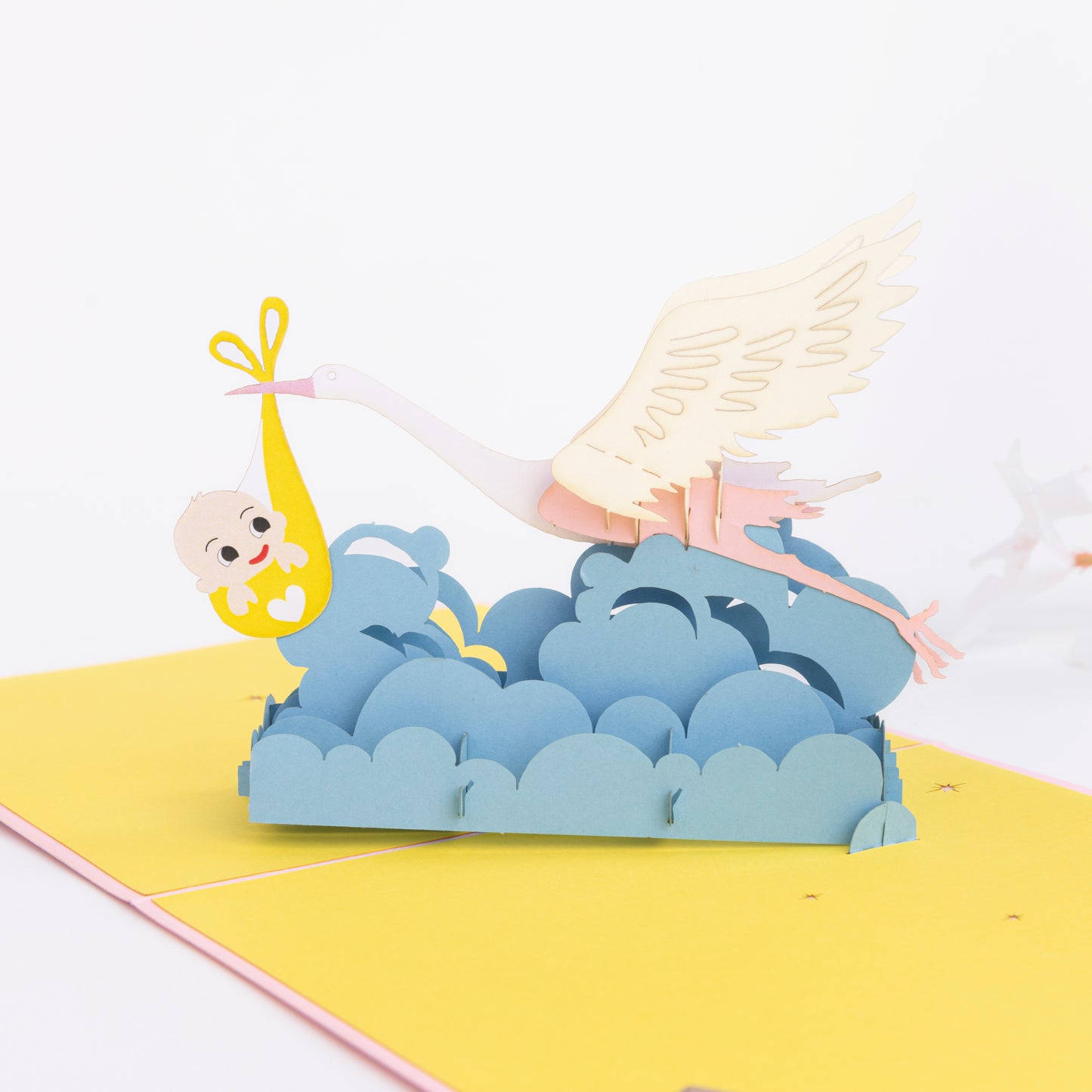 Stork & Baby (Available in 2 colors)