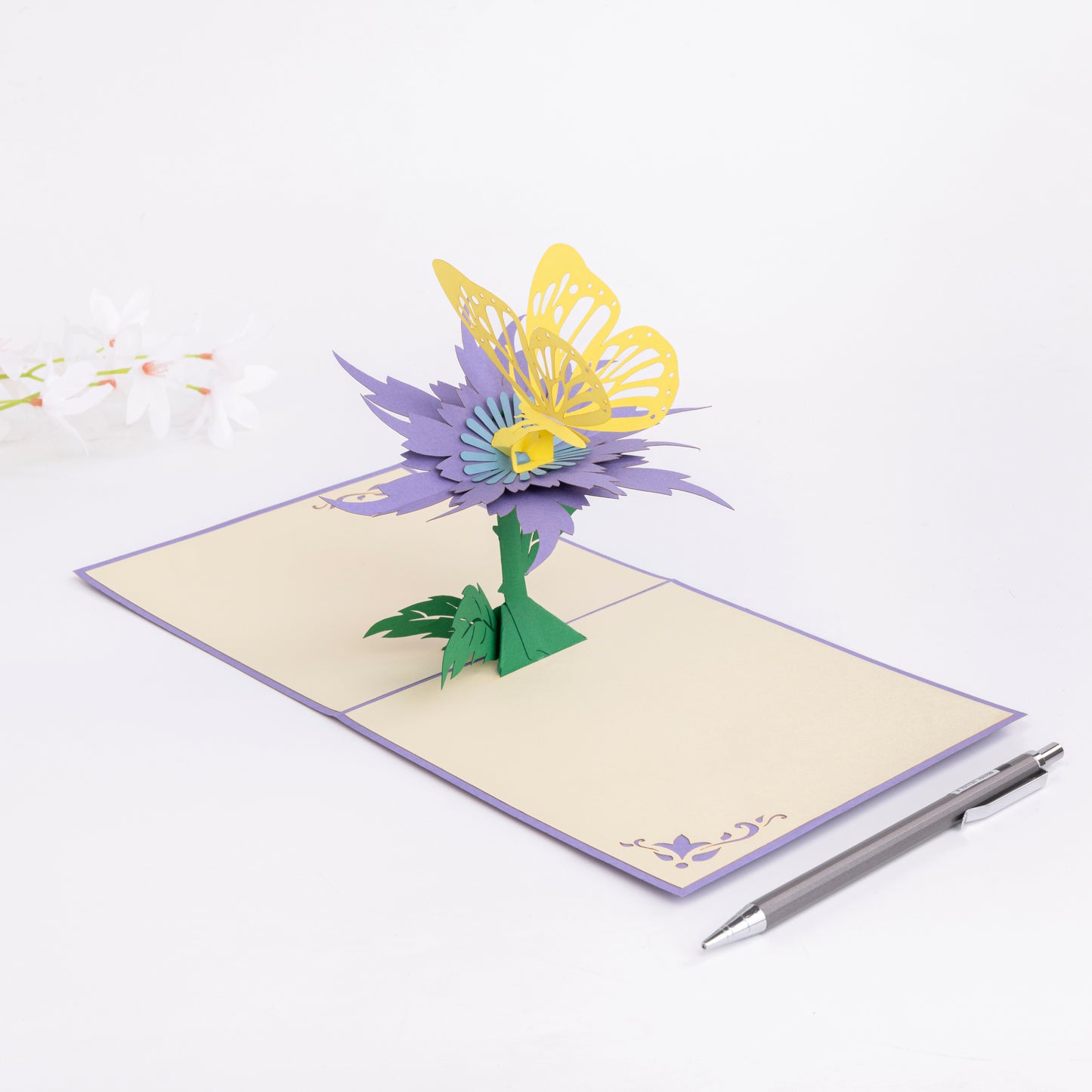 Flower & Butterfly