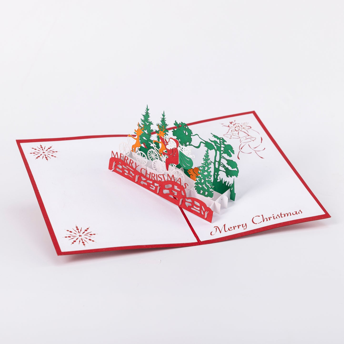 Santa on Bicycle